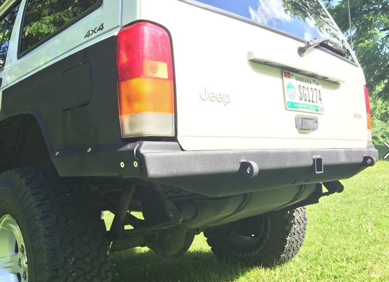 Evolution Cut and Fold Rear Bumper - Cherokee XJ