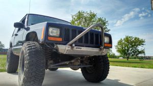 XJ Modular Stubby Stinger Bumper | With Mini Wings