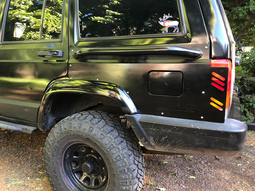 Rear Quarter Panel Armor | Light Protection | XJ (84-01)