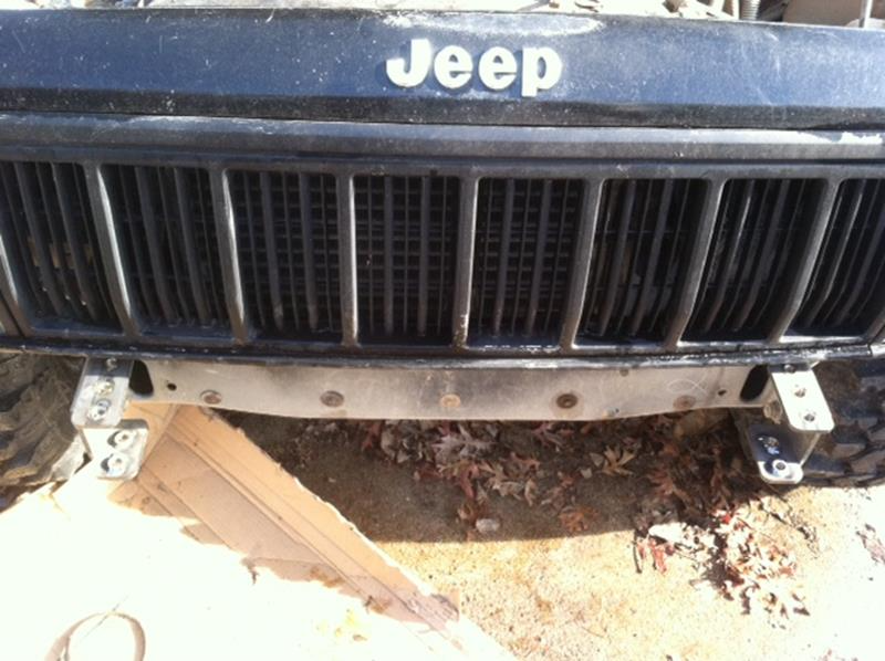 XJ/MJ Mount for TJ Bumpers