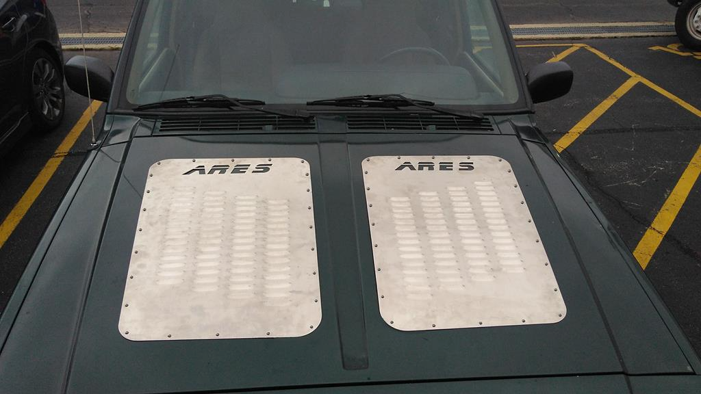 XJ Hood Louvers | Full | Jeep XJ 84-01