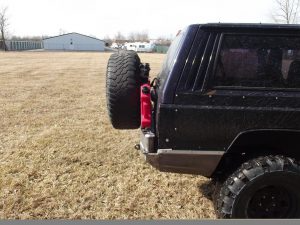 XJ Rear Expedition Tire Carrier Add On