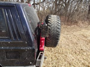 XJ Rear Expedition Tire Carrier Add On