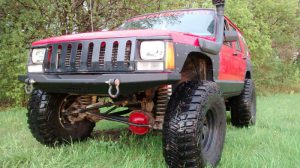Front Evolution Winch Bumper  - Cherokee XJ, Comanche MJ