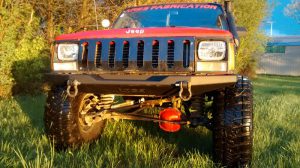 Front Evolution Winch Bumper  - Cherokee XJ, Comanche MJ