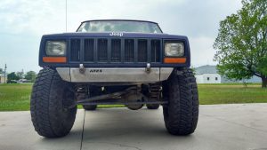 XJ Modular Stubby Bumper | With Mini Wings