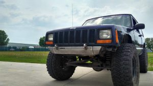 XJ Modular Stubby Bumper | With Mini Wings